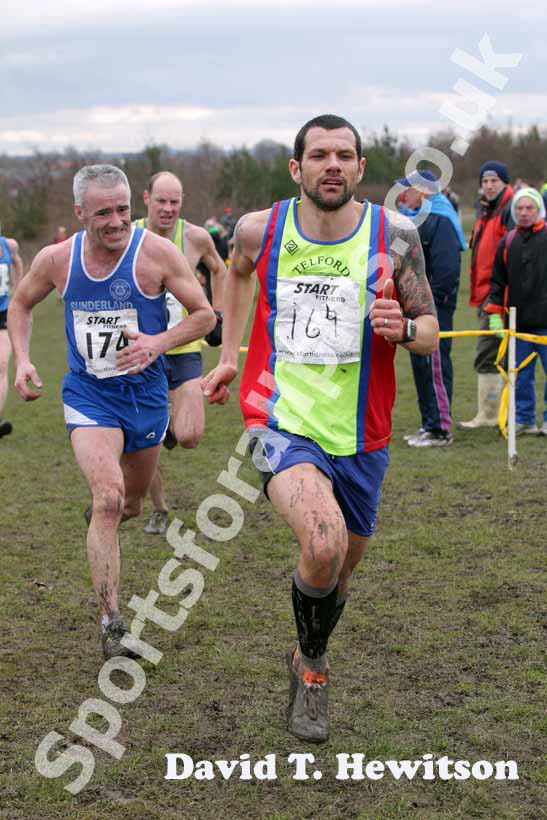 Wayne Dasper (Telford) 35-39 BMAF Cross Country, Herrington, Sunderland.